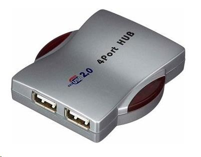 PremiumCord USB2.0 HUB 4-portový, bez ext. napájení