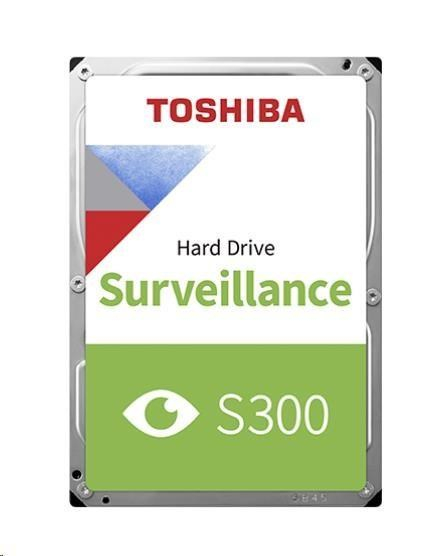 TOSHIBA HDD S300 Surveillance (SMR) 6TB, SATA III, 5400 rpm, 256MB cache, 3,5", BULK