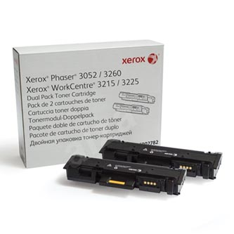 Xerox P3052,3260,WC 3215,3225, black,2x3000str.,dual pack,[106R02782] - Laser toner//4,5
