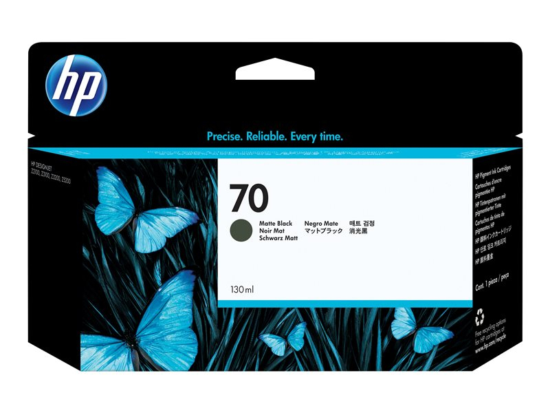 HP cartridge č.70, matte black, 130 ml,  [C9448A] - Ink cartridge