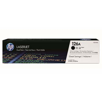 HP CLJ CP1025, CP1020, HP 126A, black, 2x 1200 str.,dual pack,[CE310AD] - Laser toner//4,5