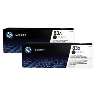 HP LJ Pro M201, M225, HP 83X, black, 2x 2200 str., dual pack, [CF283XD] - Laser toner