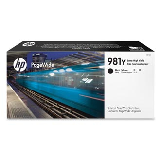 HP PageWide MFP E58650,HP originální ink [L0R16A], HP 981Y, black, 20000str., 343.5ml