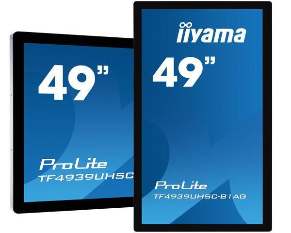 iiyama ProLite TF4939UHSC-B1AG, 123 cm (48.5''), Projected Capacitive, 15 TP, 4K, black