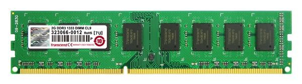 TRANSCEND DIMM DDR3 2GB 1333MHz 128Mx8 CL9 JetRam™