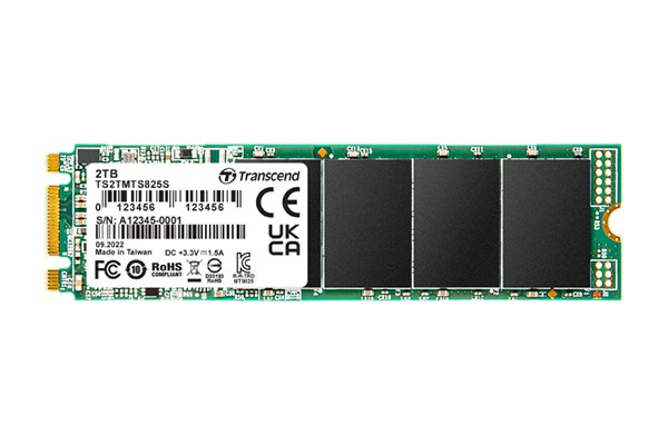 TRANSCEND SSD 825S 1TB, M.2 2280 SSD, SATA3 B+M Key, TLC