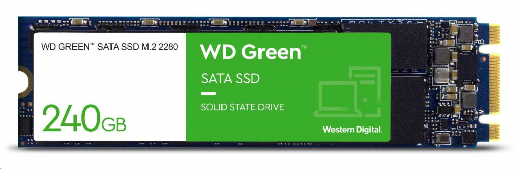 WD GREEN SSD WDS240G3G0B 240GB M.2 SATA, (R:545)