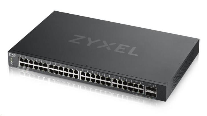 Zyxel XGS1930-52 52-port Smart Managed Switch, 48x gigabit RJ45, 4x 10GbE SFP+